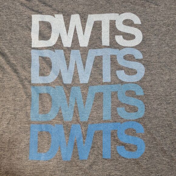 DWTS Graphic SS Blue Tee Live! Tour 2016-2017 - Size XL - Picture 1 of 5